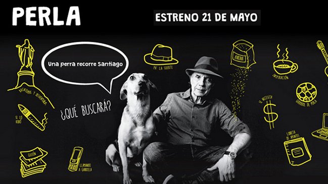 Sergio Castilla y perra protagonista de 