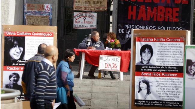 Ex presos políticos de O'Higgins depusieron huelga de hambre