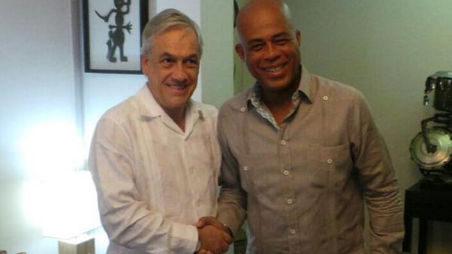 Sebastián Piñera se reunió con presidente de Haití