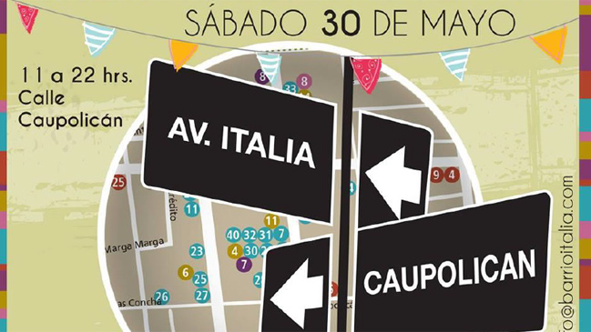 Evento en el Barrio Italia buscará potenciar a sus emprendedores