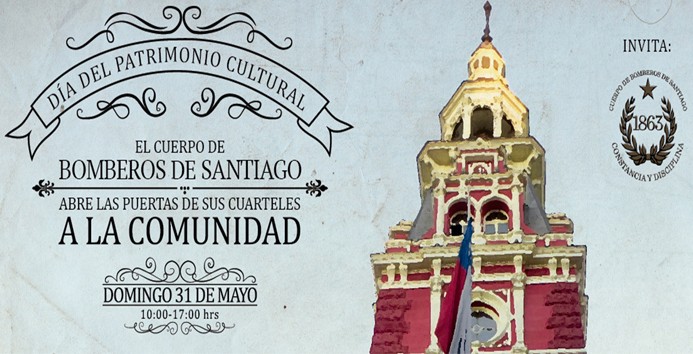 Día del Patrimonio: Bomberos de Santiago abrirá una docena de cuarteles