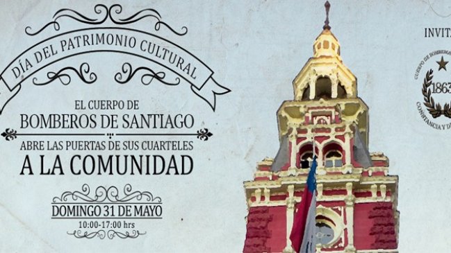 Día del Patrimonio: Bomberos de Santiago abrirá una docena de cuarteles
