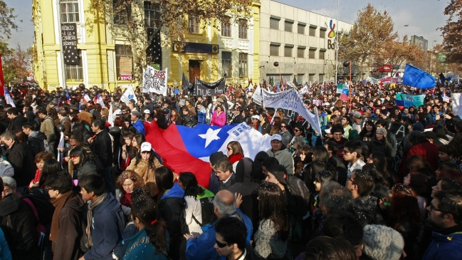 La nueva marcha convocada por la Confech