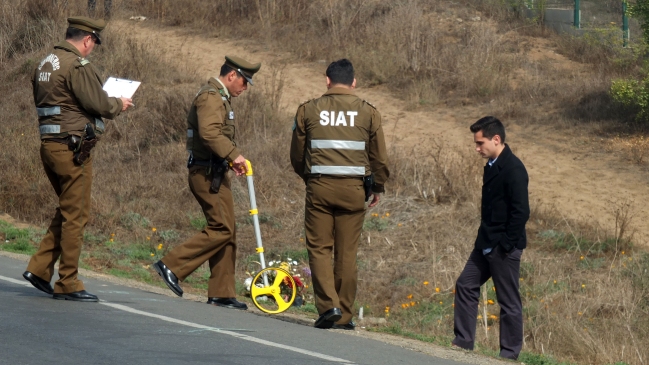 Chofer de furgón falleció en accidente múltiple en Ruta 5 Norte en Quilicura