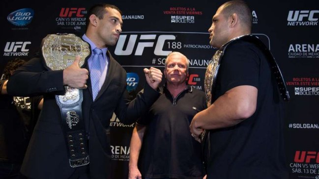 Caín Velásquez y Fabricio Werdum dirimirán al campeón indiscutido de los pesos pesados de UFC