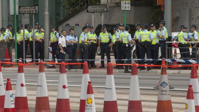 Hong Kong: Nueve detenidos que planeaban detonar una bomba