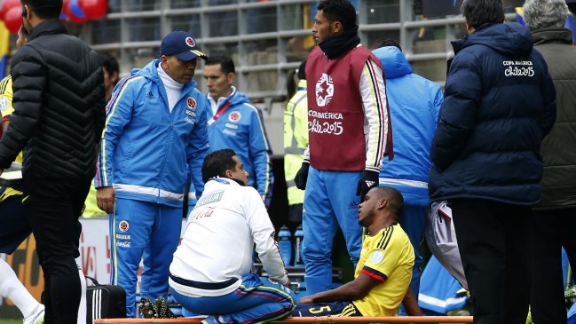 Colombiano Edwin Valencia se perderá el resto de la Copa América