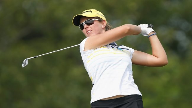 Paz Echeverría reapareció en el LPGA de Arkansas