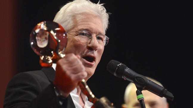 Richard Gere fue premiado por su contribución al cine