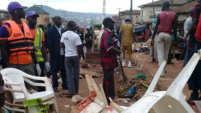 Al menos 44 muertos dejaron dos explosiones en el centro de Nigeria