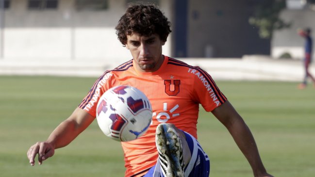 Mathías Corujo se unió a las prácticas de Universidad de Chile