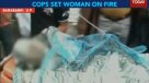 Policías indios son acusados de haber quemado viva a mujer que rechazó pagar un soborno