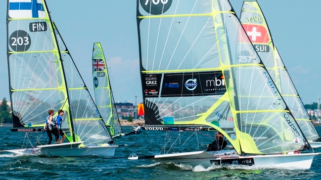 Equipo Grez está 12º en Flota de Plata del Campeonato Europeo de Veleros Olímpicos 49er