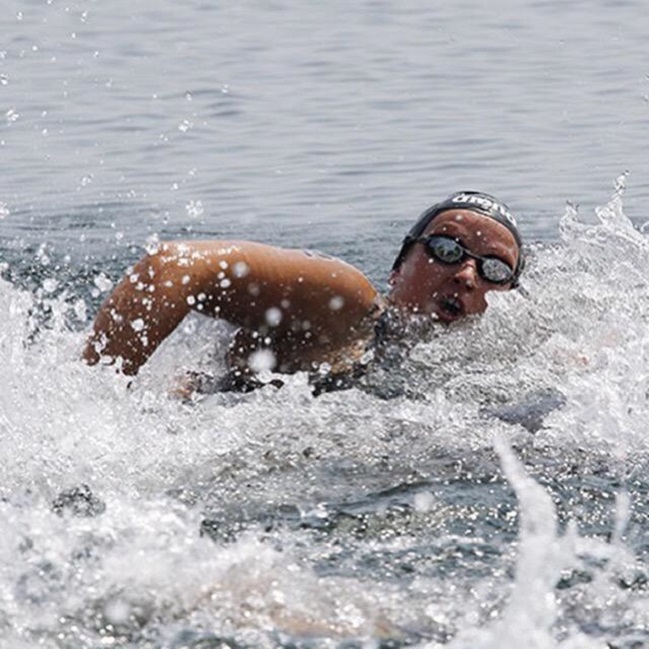 Kristel Köbrich terminó en el quinto lugar en los 10 kilómetros en aguas abiertas