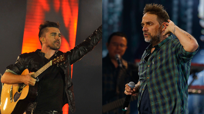 Juanes y Vicentico se presentarán juntos en Chile