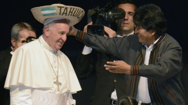 Evo Morales teme un atentado contra la vida del papa Francisco