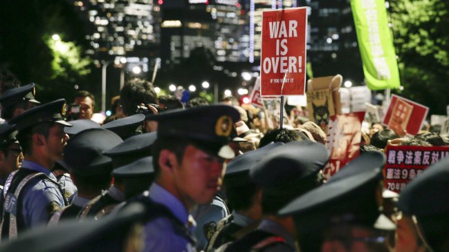 Japón aprobó una polémica ley para tener mayor peso militar