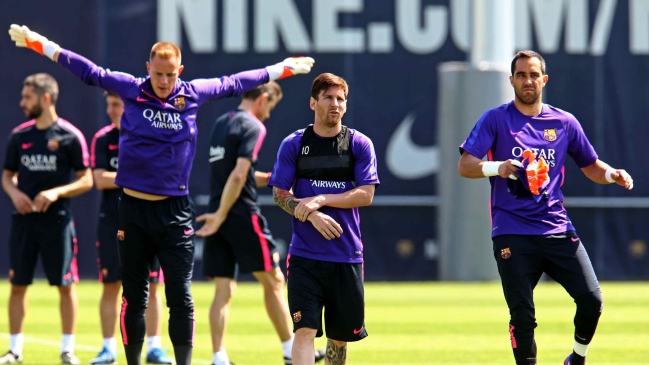 Ter Stegen quiere tomar la ventaja en la competencia con Bravo