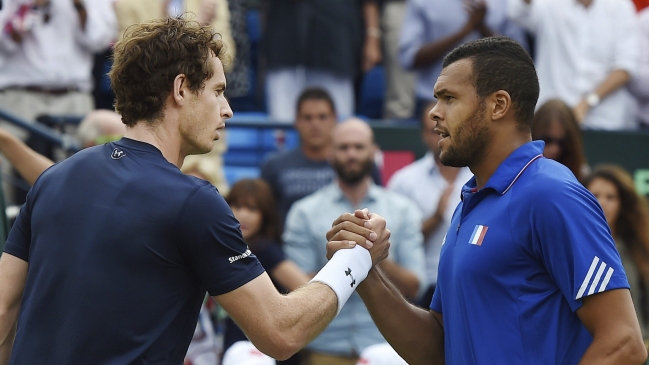 Murray batió a Tsonga e igualó la serie entre Gran Bretaña y Francia