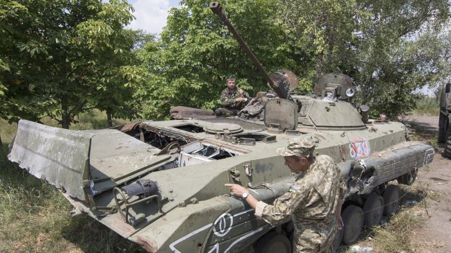 Prorrusos anunciaron repliegue de artillería de menos de 100 mm