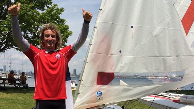 Andrés Ducasse se quedó con el bronce en el sunfish abierto de la vela en Toronto 2015