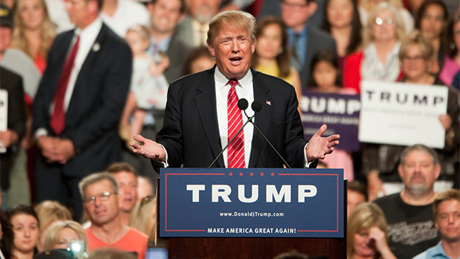 Donald Trump encabeza encuestas por candidatura republicana a la Casa Blanca