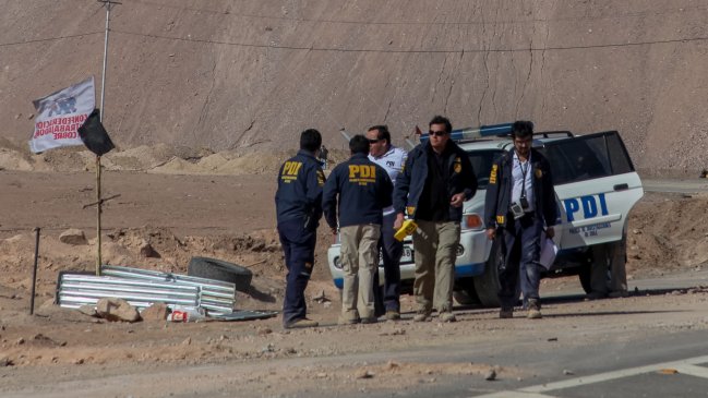 Fiscalía: Trabajador muerto fue alcanzado por el 