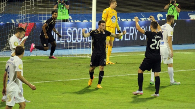 Dinamo Zagreb igualó en tercera fase previa de la Champions con gol de Angelo Henríquez