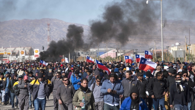 Codelco exige el fin de las protestas para sentarse conversar