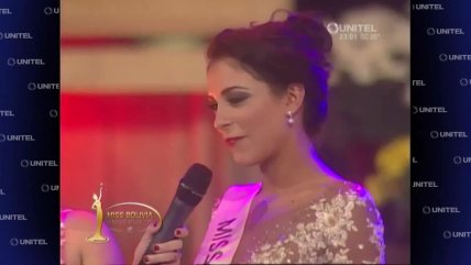   Insólita respuesta de candidata a Miss Bolivia mezcló el fútbol con certámenes de belleza 