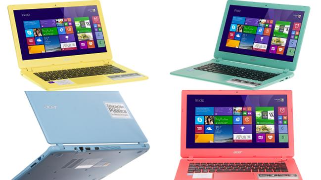¿Amarillo, verde, azul o rosado? Mineduc llama a niños de 7° básico a elegir color de su notebook