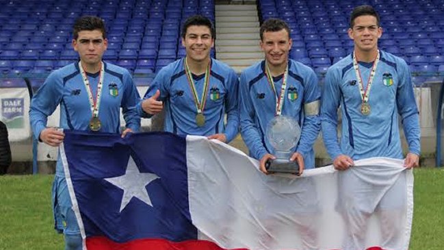 O'Higgins sub 17 venció a Newcastle y se quedó con la Copa de Plata de la Milk Cup