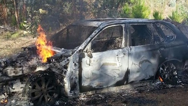 Encuentran vehículo utilizado en robo a camión de valores en San Antonio