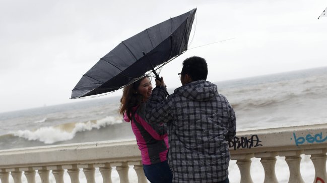 Meteorología decretó alerta por vientos en el sur del país
