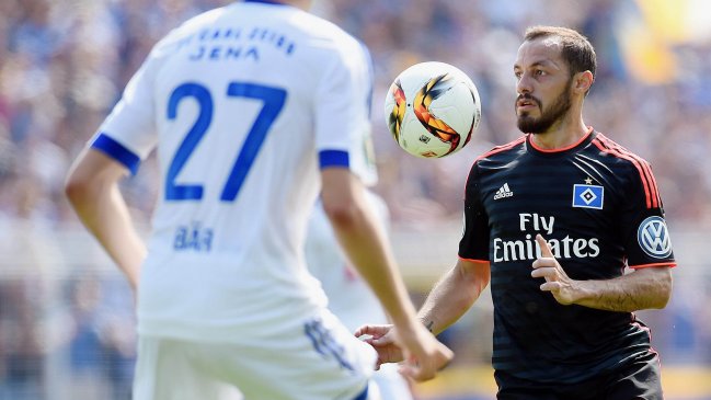 Marcelo Díaz jugó en eliminación de Hamburgo en la primera ronda de la Copa de Alemania