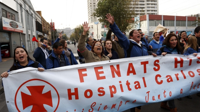 Gremios de la salud realizaron paro de advertencia por cuatro horas