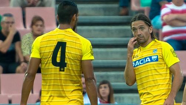 Manuel Iturra jugó en goleada de Udinese en amistoso