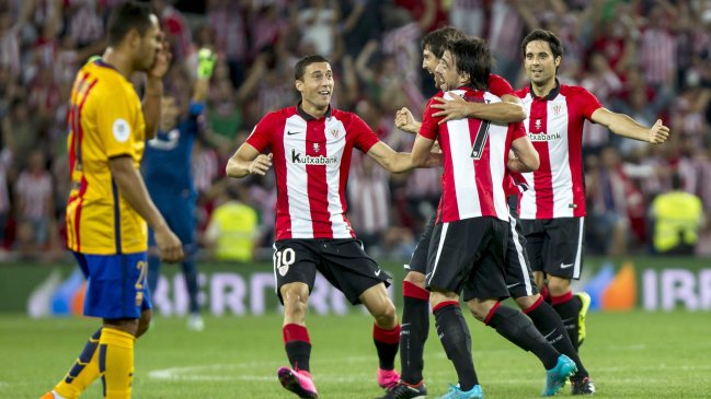 Athletic de Bilbao aplastó a FC Barcelona en la ida de la Supercopa de España