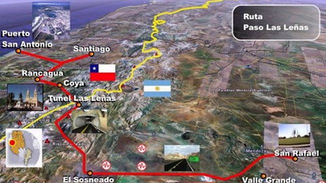 Senado aprobó propuestas para construir túneles fronterizos con Argentina