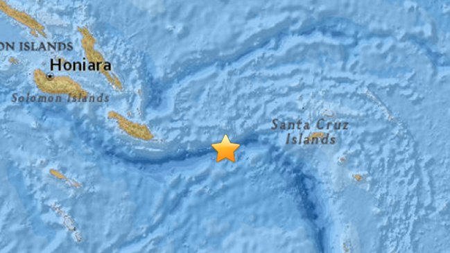 SHOA descartó tsunami para Chile tras sismo 6,6° Richter en las islas Salomón