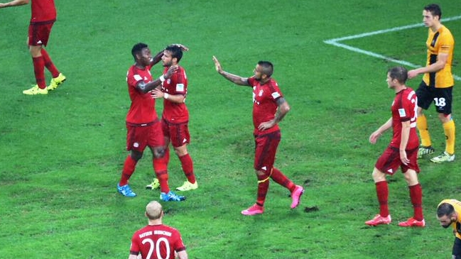 Arturo Vidal marcó en triunfo de Bayern Munich por partido benéfico