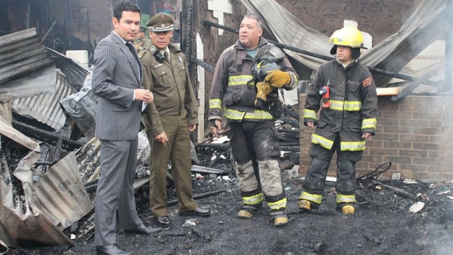 Incendio dejó tres personas fallecidas en Copiapó