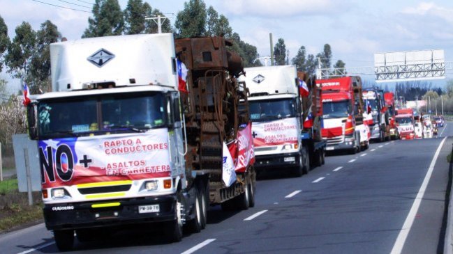 Región de Valparaíso: Camioneros bloquearán el tránsito en rutas 68 y 78
