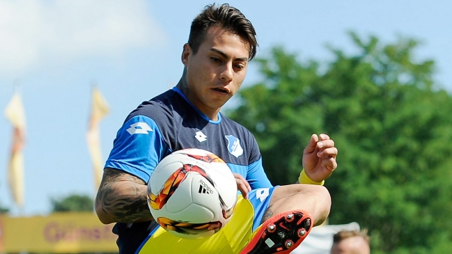 Eduardo Vargas debutó en Hoffenheim que igualó ante Darmstadt por la Bundesliga