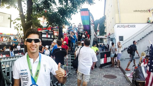 José Pablo Salazar realizó una contundente participación en el Mundial 70.4 en Austria