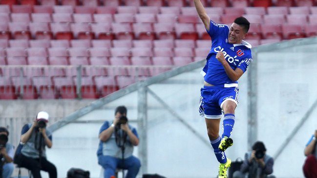 Luis Felipe Pinilla tras su primer gol en la U: Lo que sentí no sé como explicarlo