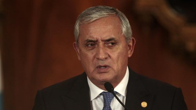 Juez dictó prisión provisional para el ex presidente de Guatemala