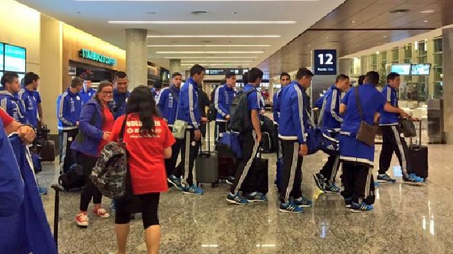 Selección paraguaya arribó a Chile para el amistoso ante la 