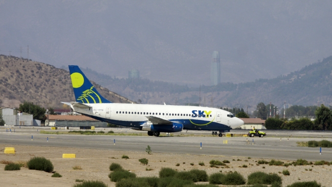 Sky lanzó primeros vuelos 