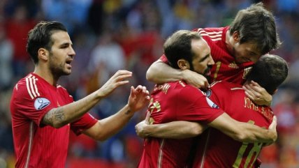España festejó ante Eslovaquia y acaricia la clasificación a la Eurocopa